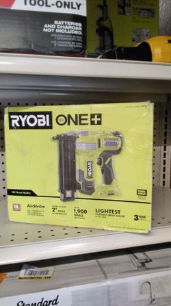 RYOBI ONE + 18V BRAD NAILER (TOOL ONLY)