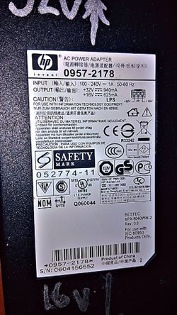 Genuine HP Printer Power Adapter Supply (0(contact info removed))