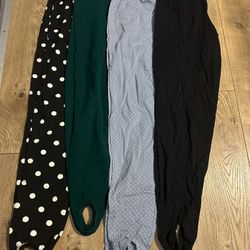 Lot of 4 VTG leggings size S/M