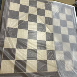 19” Chess Board - Brand New - Wood Expressions Brand - Walnut Wood