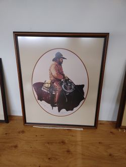 Western Art- Signed and Numbered By D. Bermingham