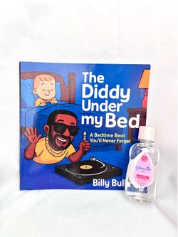 The Diddy Under my Bed: Coloring Book & Johnson's Baby Oil Bottle - Funny/ Gag/ White Elephant Gift