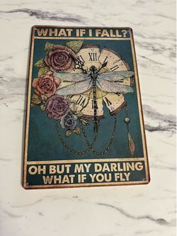 Metal sign