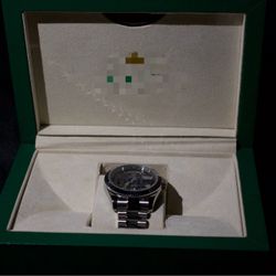 New Stainless Steel Dark Blue Luxury Watch