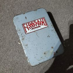 Vintage Wall Mounted First Aid Kit