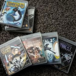 1 PS2 and 7 PS3 Games for SALE...