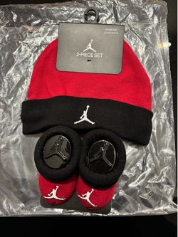 Newborn Jordan Beanie & Booties Set