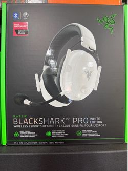 NEW Razer BlackShark V2 Pro Wireless Gaming Headset 2023 Edition:50MM Titanium Drivers-HyperClear Super Wideband Mic Noise-isolating Earcups Ultra-Sof