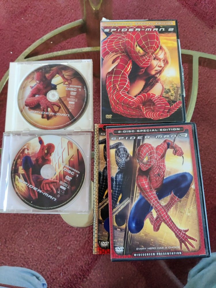 Spider-Man Trilogy (Tobey Maguire) DVD Bundle