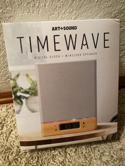 Wireless Speaker and Digital Clock - Art+Sound