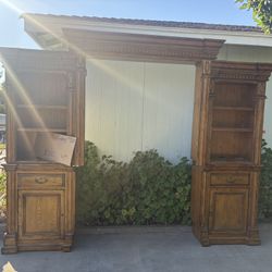 Solid Wood Frame/entertainment Center 