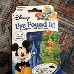 Eye Found It Card Game - Disney Edition 