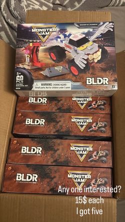 Monster Jam BLDR Building Set – 163 Pcs