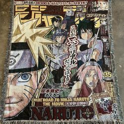 Naruto Anime Woven Tapestry/ Blanket/Rug