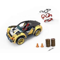Assemble car in 4-6 different twats. Self building cars for kids