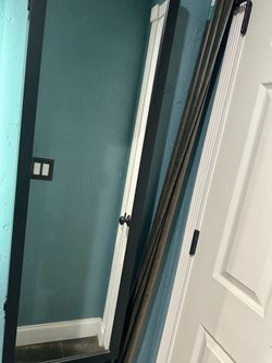 Jewelry cabinet mirror for the wall with storage