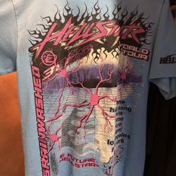 hellstar light blue tshirt 