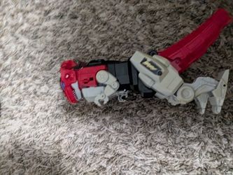 1991 Bandai Power Rangers MMPR Red Tyrannosaurus T-Rex Zord Incomplete