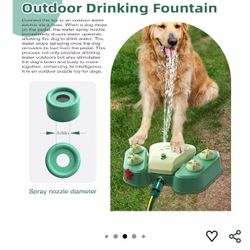 Dog Outdoor Drinking Fountain And Sprinkler. Fuente De Agua Para Perro
