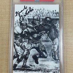 Frank Gatski Signed Card PSA Certified