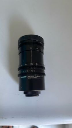 Black Camera Zoom Lens Made in Japan