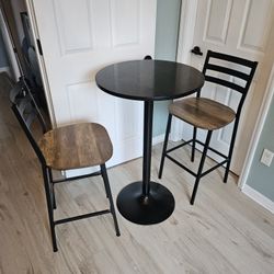 HOMEGOODS Bistro Set Bartable Stools