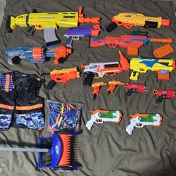 Nerf Gun Bundle & Water Guns