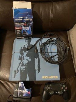 Uncharted 4 Limited Edition PS4 Console Controller and Matching Controller Charging Station Tested $175 PlayStation 4