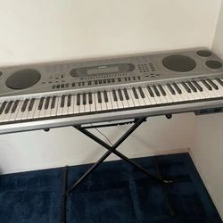 Casio Piano Digital Keyboard WK-1800 Is Real Great Condition