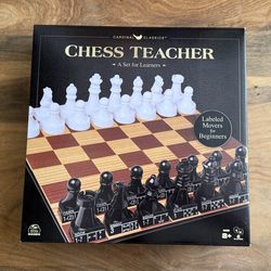 Chess Teacher - Chess Set! New! Sealed!
