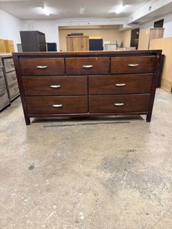 Brown 7 Drawer Dresser