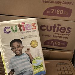 Box Of Diapers Size 7