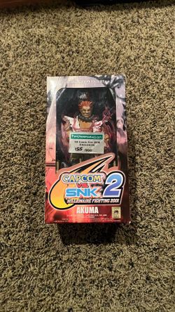 Akuma white Gi SDCC Capcom vs SNK Street Fighter action figure 6”