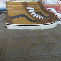 Men’s New Vans Sk8-Hi Canvas/Suede 