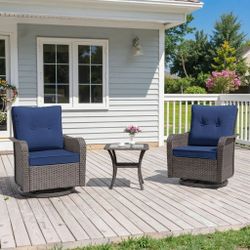 Patio swivel rocking chairs outdoor swivel rocking chairs patio chair set brand new ☑️🆕🚎🚛