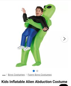 Alien blow up holloween costume
