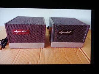 2 DynaKit Mark III Tube Amps 60 W Monoblocks Vintage Dynaco 1957