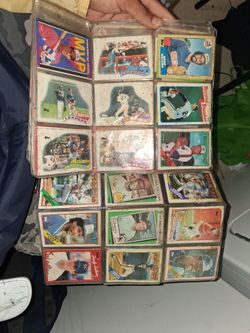 Baseball cards hmu for offer