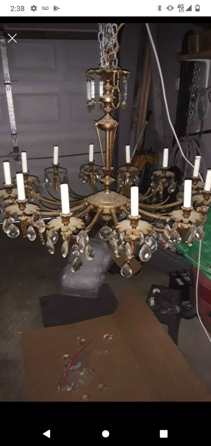 Vintage Chandelier 1940s