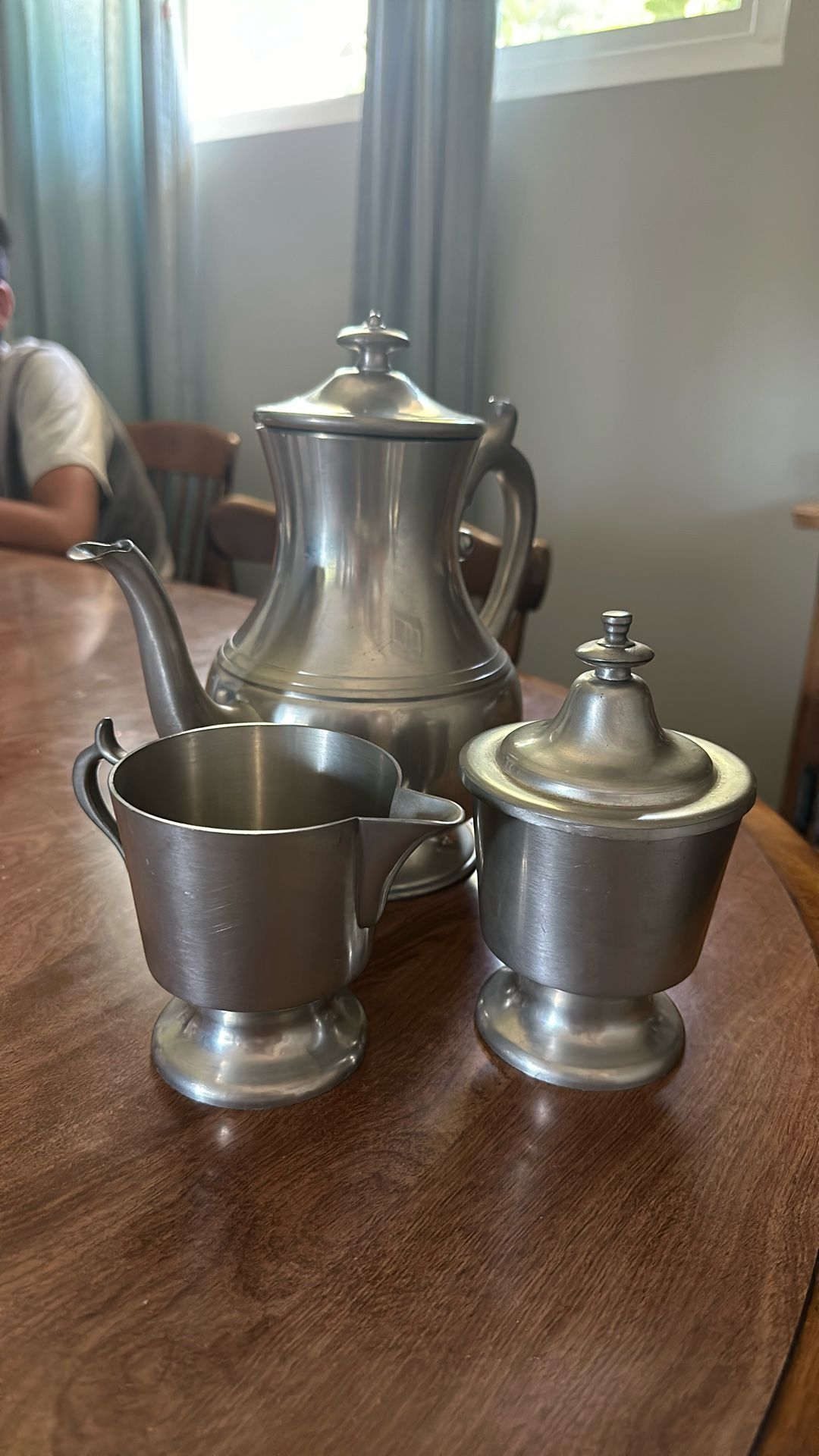 Coffee And Teapot Sugar And Cream Dispensers
