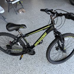 Mongoose Mountain Bike - 24” Wheels