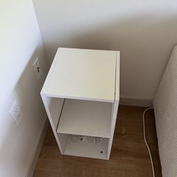 White Bedside Table (2 Available) 