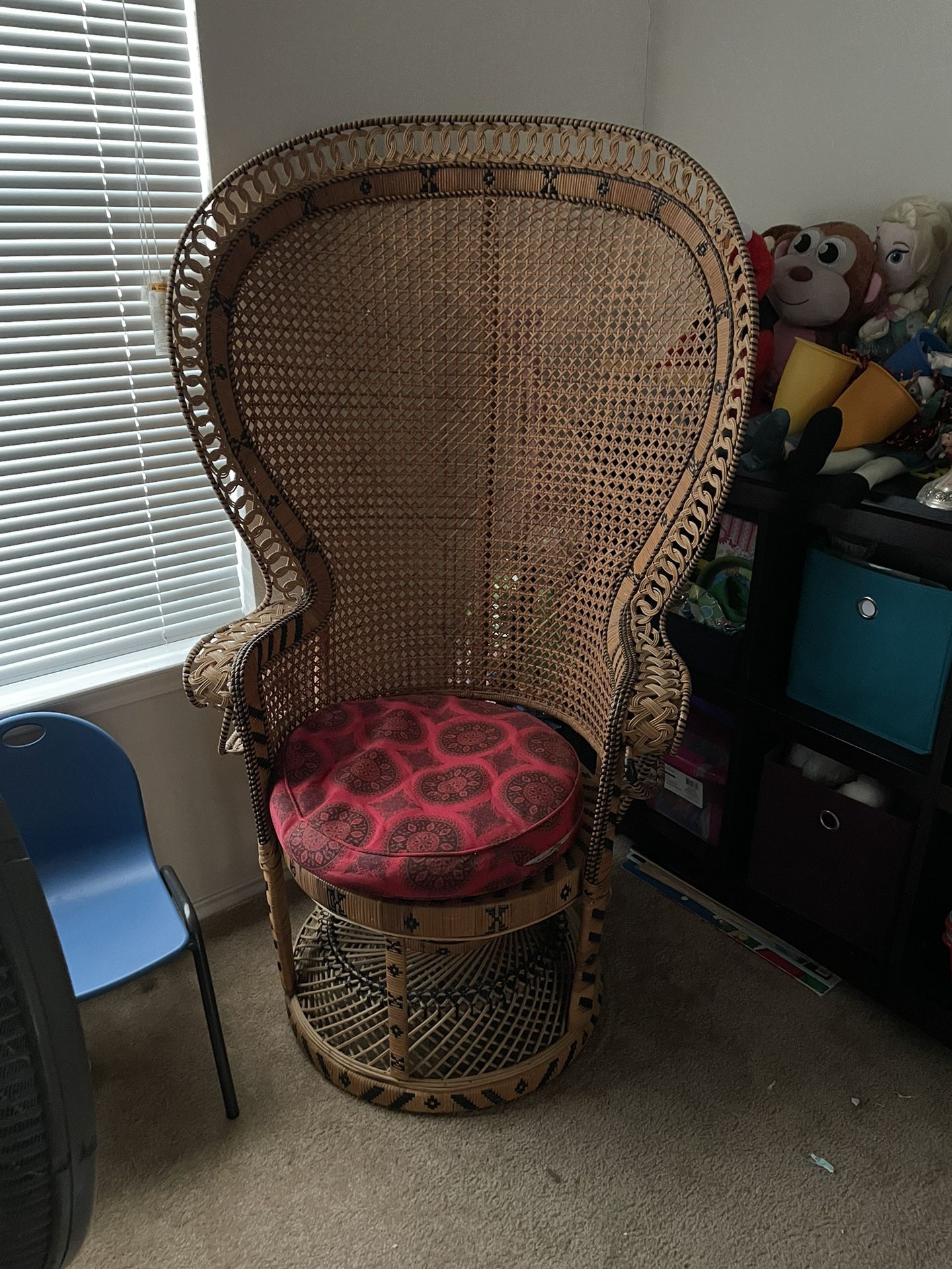 Vintage Peacock Chair