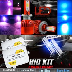 Hid conversion kit - led lights bulb kits - any car headlight - Scion frs xb tc to Toyota Highlander Camry Honda Civic Accord Si Coupe Sedan Ridge Lin