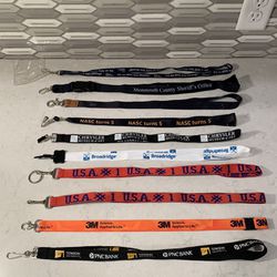 Assorted Lanyard Lot Of 21 
