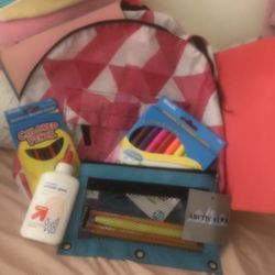 Girls  Backpack. Bundle 