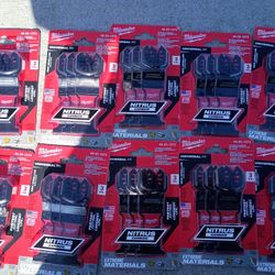 10. 3-packs Of Milwaukee Nitrous Extreme Material