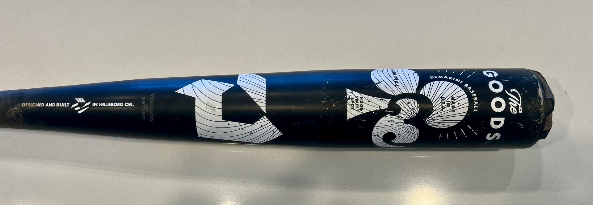 Demarini The Goods: Model GOC-22, 31/28 (-3), 2-5/8" barrel, BBCOR, Black