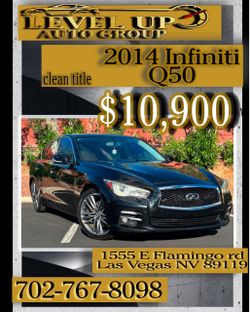 2014 Infiniti Q50 • 3.7Premium Sedan• Clean Title • EXCELLENT CONDITION • Reliable • Best DEAL • VEGAS VEHICLES