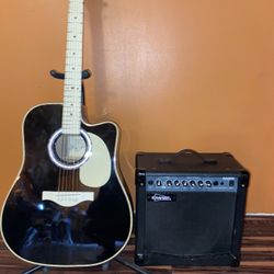 Esteban Vintage Legacy 2008 Acoustic Electric And Kramer Amp for Sale in Lake Charles LA OfferUp